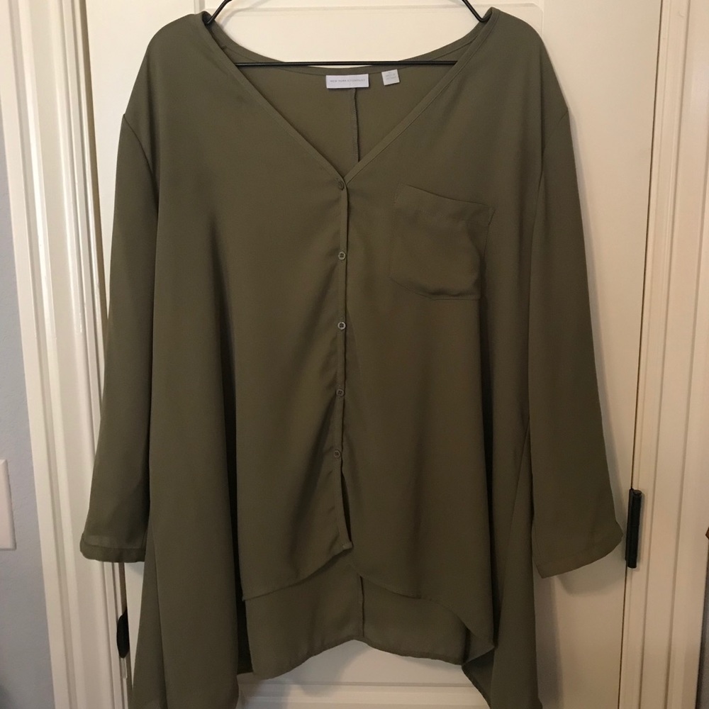 Women’s Army Green Top
